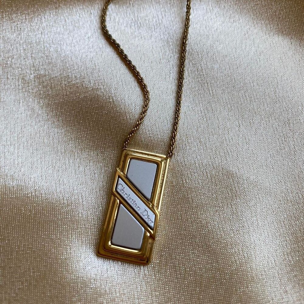 Authentic Christian Dior Tag Necklace - Picture 2 of 6